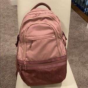 Pink Brand Rose Gold Backpack